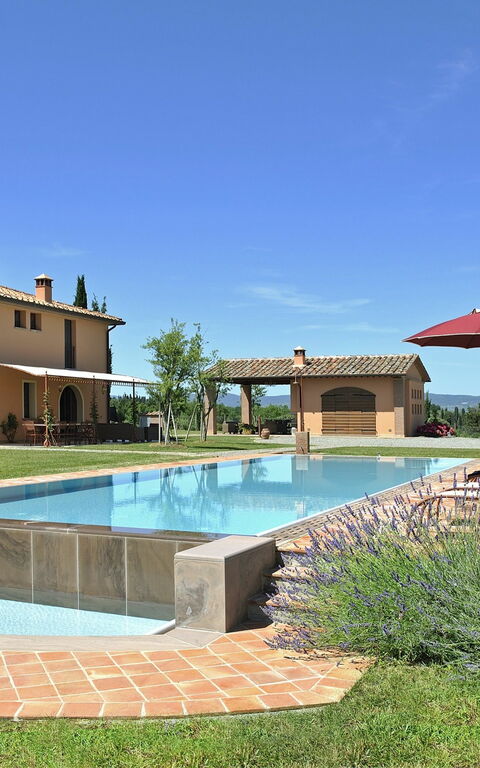 Villa Insoglio: basseng, Utendørs