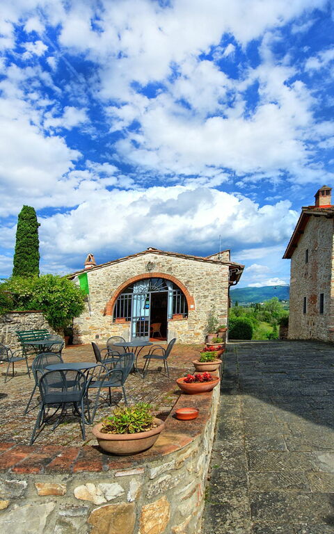 Le Fonti: Hage, Utendørs