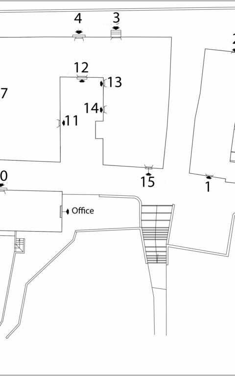 Le Fonti: Planimetría