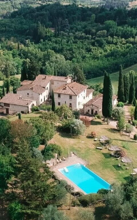 Le Fonti: basseng, Visningar