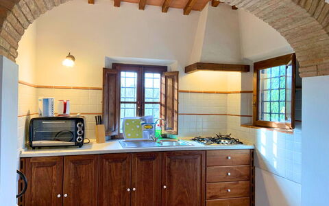 Feriebolig Le Fonti 2: Kjøkken