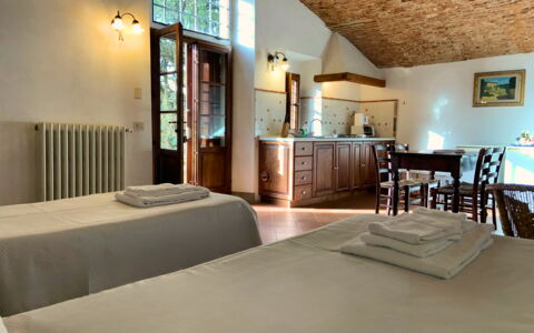 Feriebolig Le Fonti 4: Kjøkken, Lunsjrom, Stue