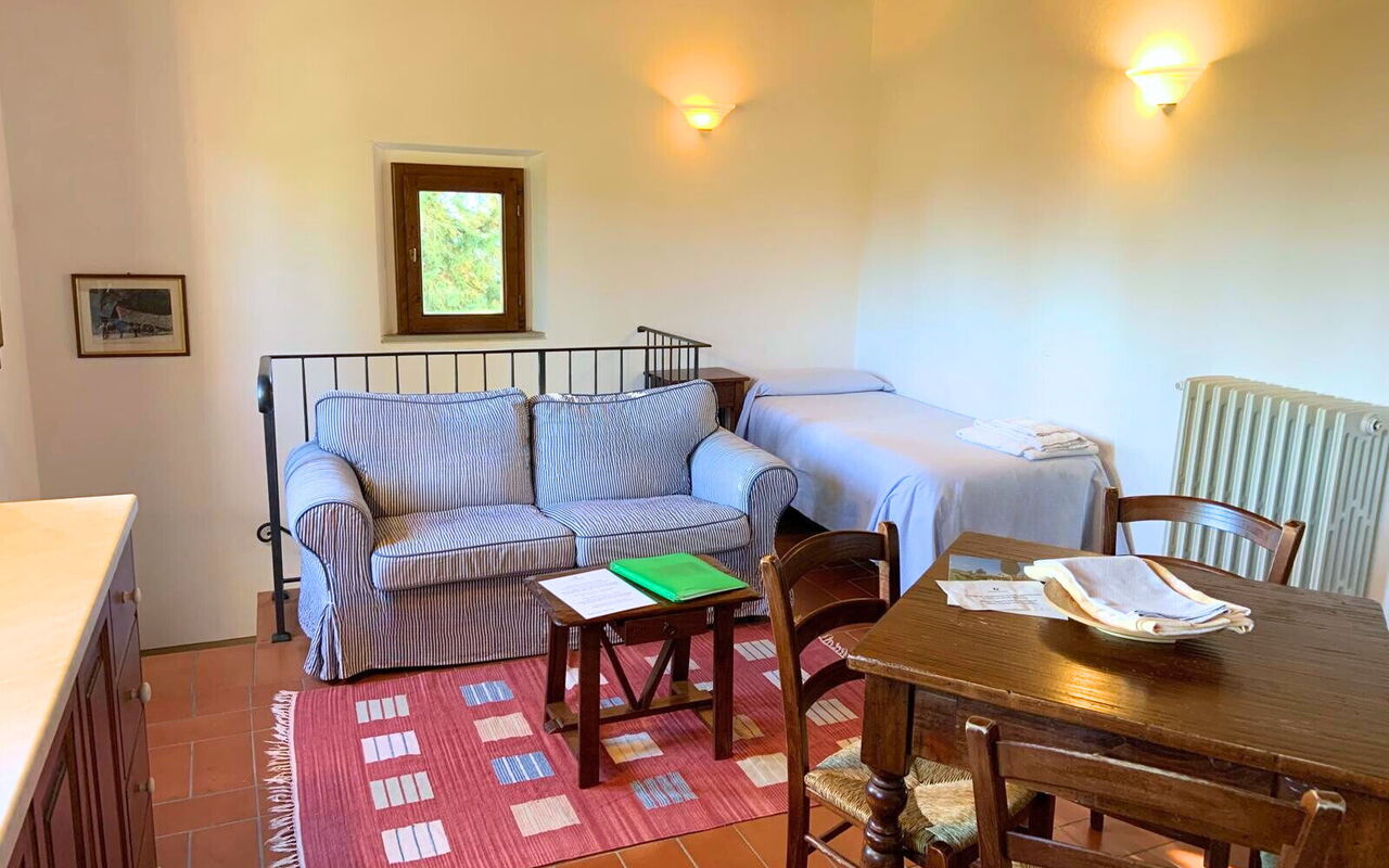 Feriebolig Le Fonti 5: Lunsjrom, Stue