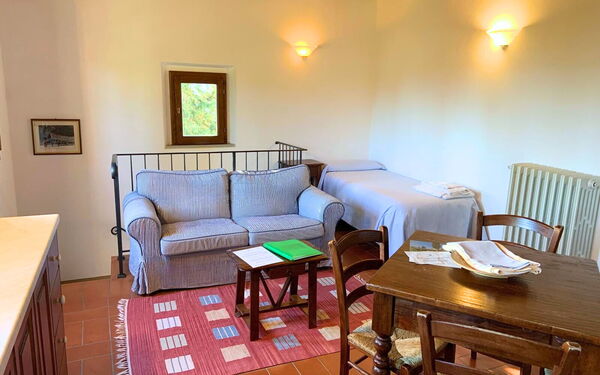 Feriebolig Le Fonti 5: Lunsjrom, Stue