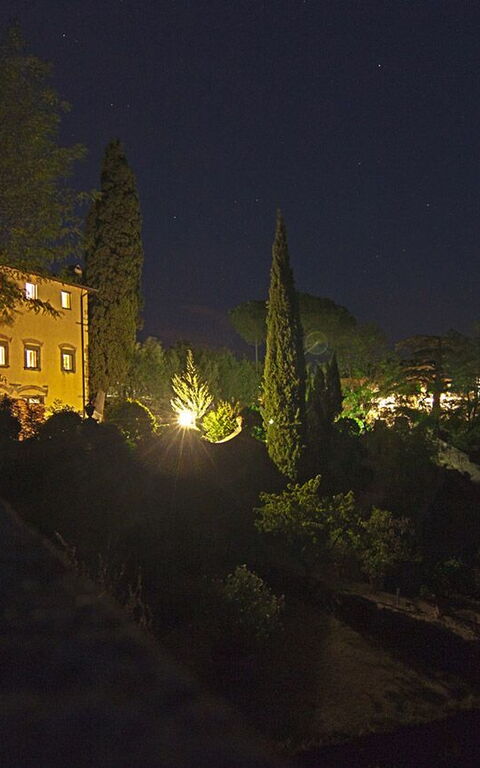 Le Vasche: Utendørs, Visningar