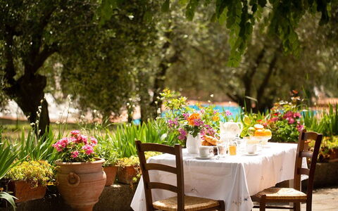 Feriebolig Vasche 3: Hage