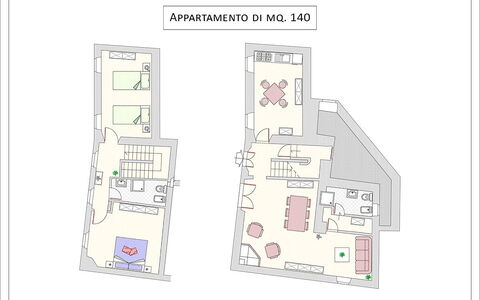 Feriebolig Vasche 1: Planimetría