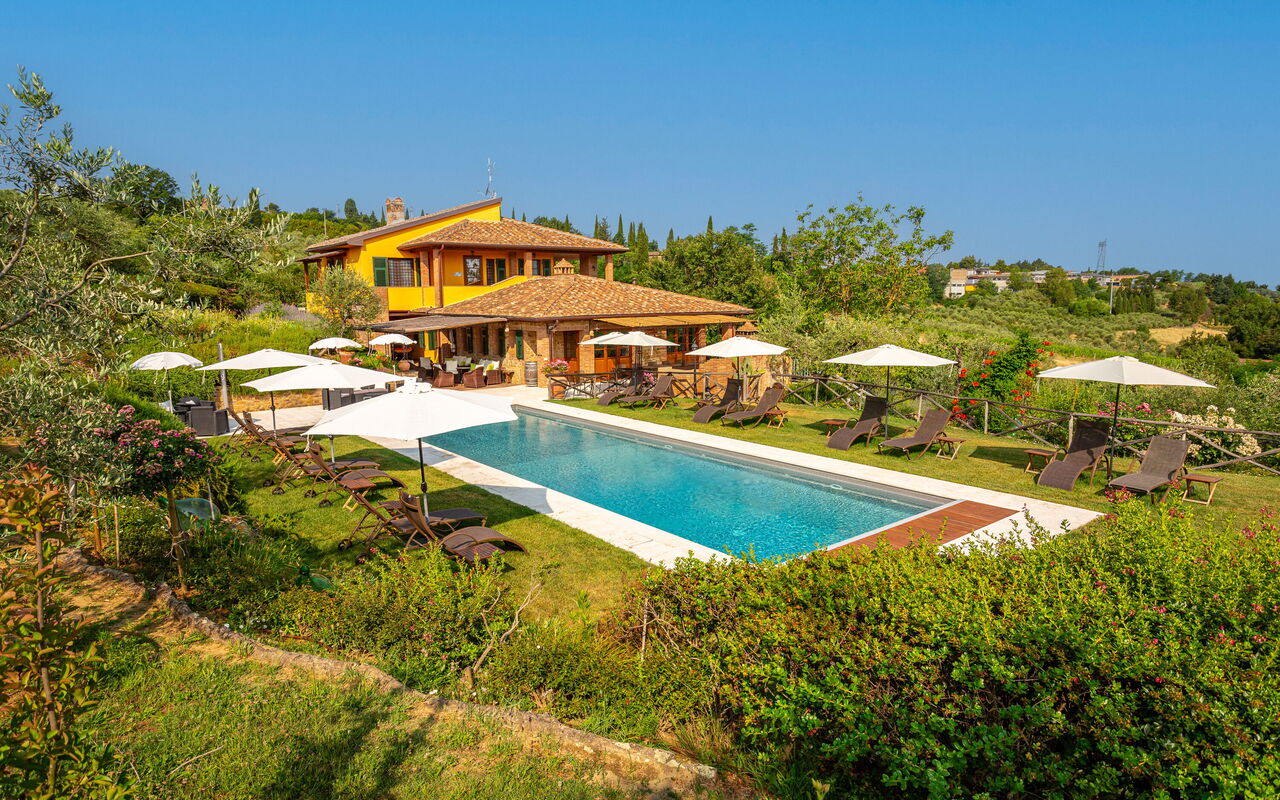 Villa Amadeo: basseng, Eksteriør, Hage, Sommer, Utendørs, Visningar