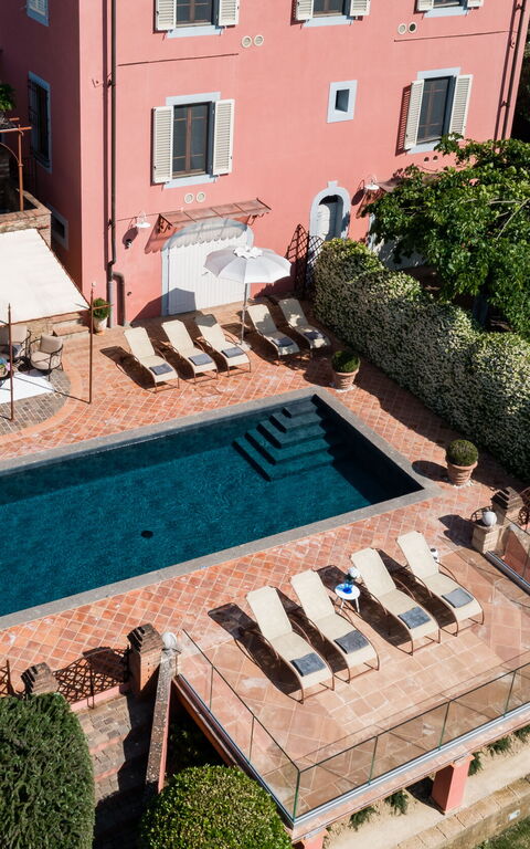 Villa Angelica: basseng, Eksteriør, Utendørs