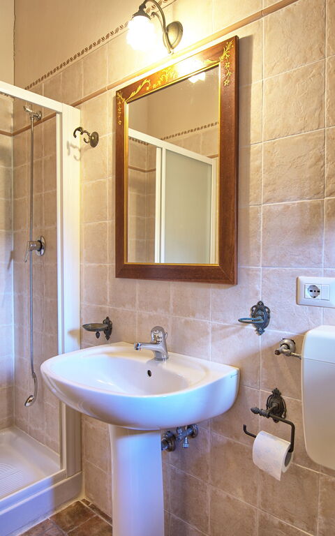 Villa Lo Scoiattolo: Baderom