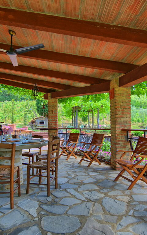 Villa Lo Scoiattolo: Balkong / terrasse / uteplass