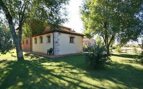 Feriebolig Pienza b: Hage