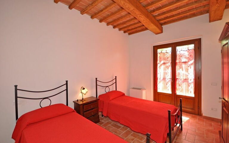 Feriebolig Pienza c: soverom