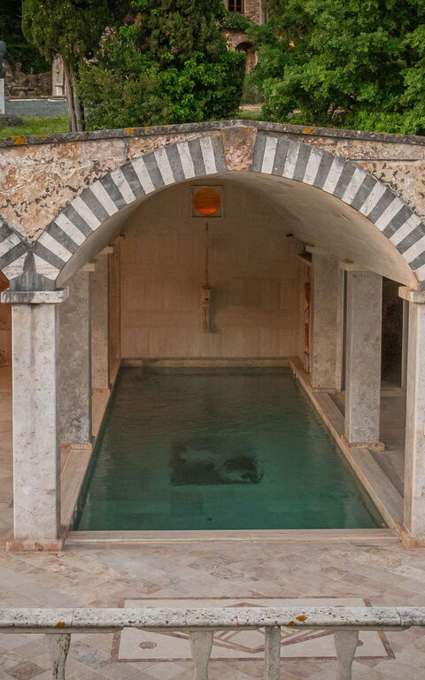 Le Querciolaie with Geothermal Pool: basseng, Eksteriør, Utendørs