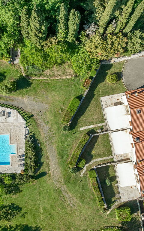 Le Querciolaie with Geothermal Pool: basseng, Hage, Visningar