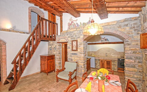 Feriebolig Adamo Ed Eva: Kjøkken, Lunsjrom, Stue