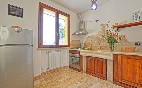 Feriebolig Dependance 1: Kjøkken, Lunsjrom, Stue