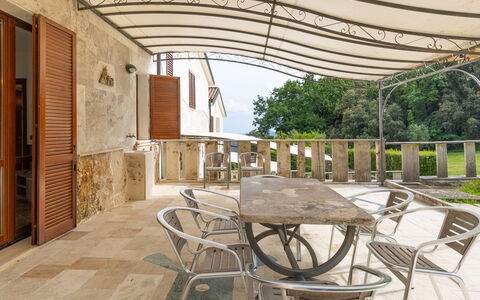 Feriebolig Dependance 1: Balkong / terrasse / uteplass