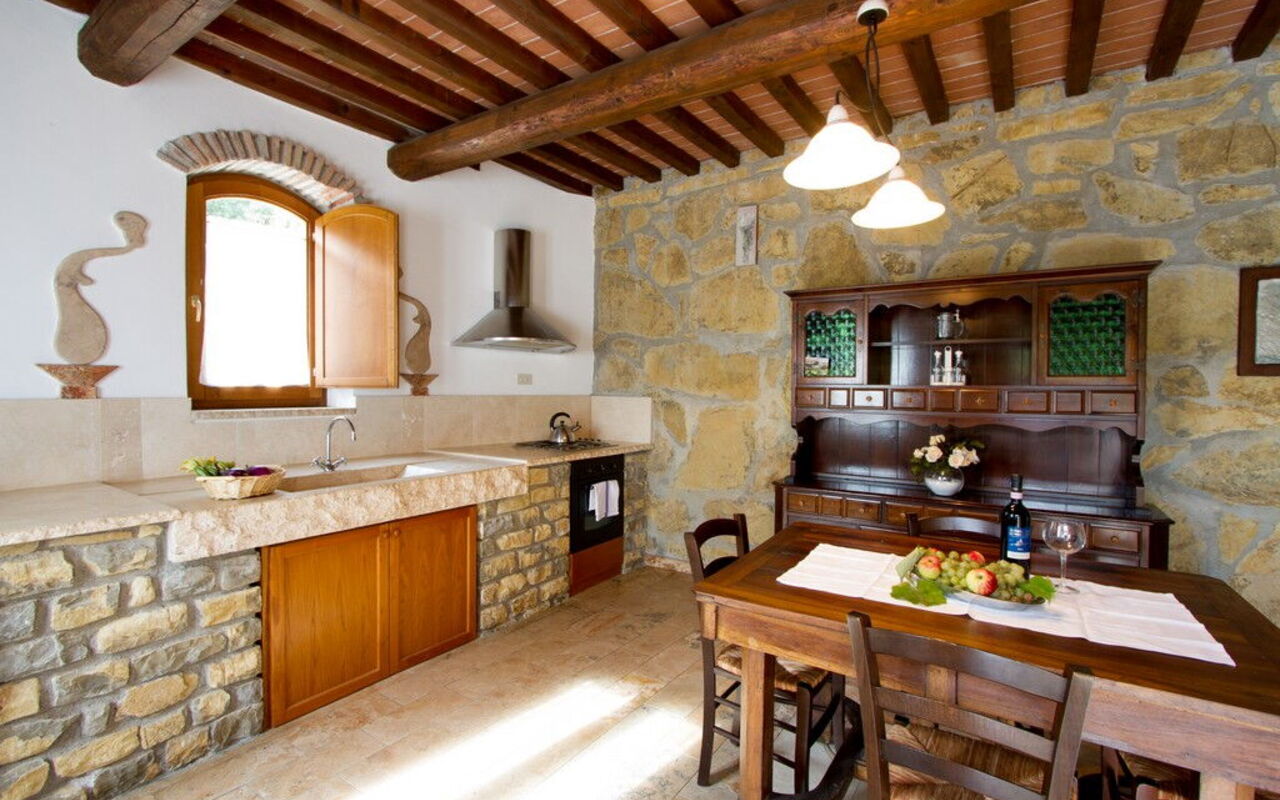 Feriebolig Fontana 2: Kjøkken, Lunsjrom