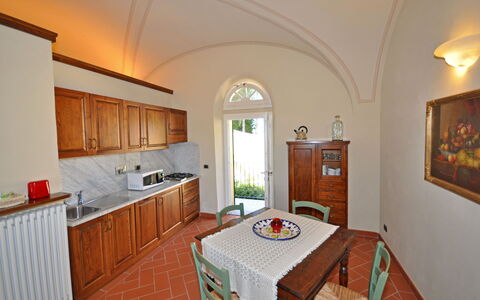 Feriebolig Dante 1: Kjøkken, Lunsjrom, Stue