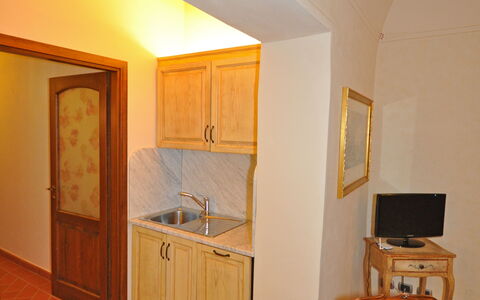 Feriebolig Dante 4: Kjøkken, Lunsjrom, Stue