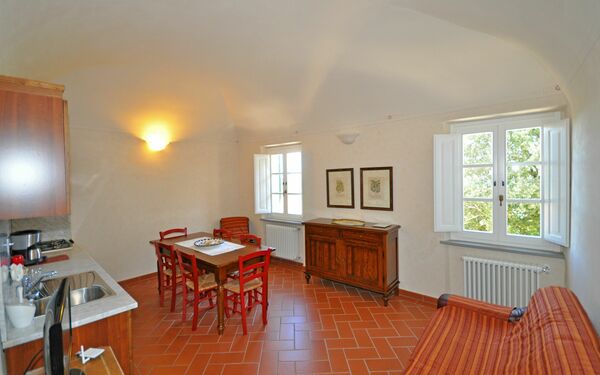 Feriebolig Dante 5: Kjøkken, Lunsjrom, Stue