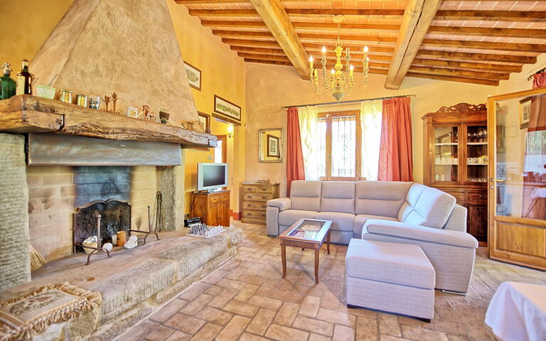 Casa Cipressi: Lunsjrom, Stue