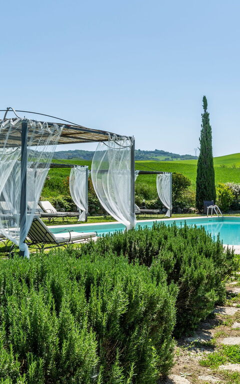 Villa Castiglione: basseng, Hage, Utendørs, Visningar