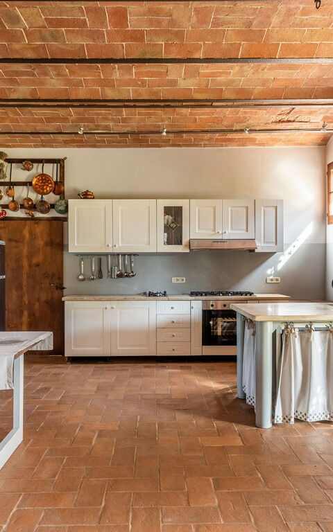 Villa Castiglione: Kjøkken, Lunsjrom