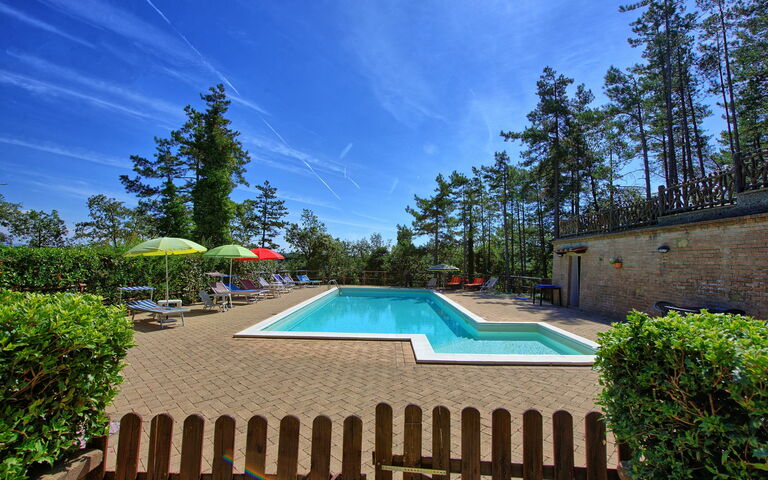 Villa Lorenzo: basseng, Hage