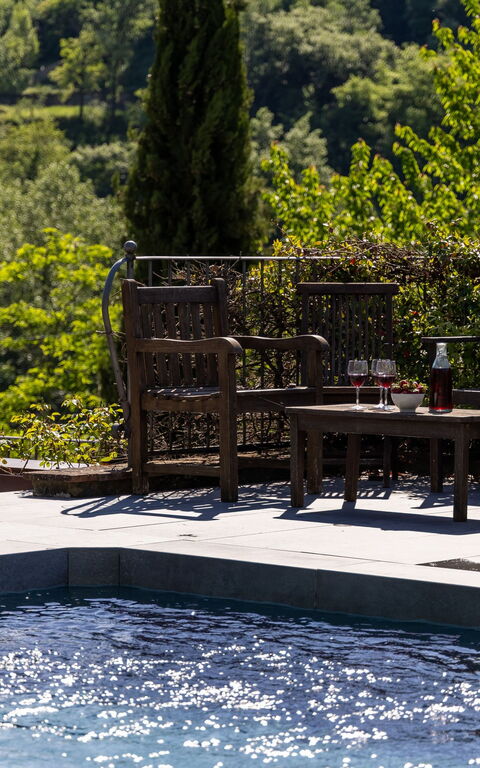 Villa Casentino: basseng