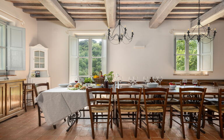 Villa Casentino: Lunsjrom