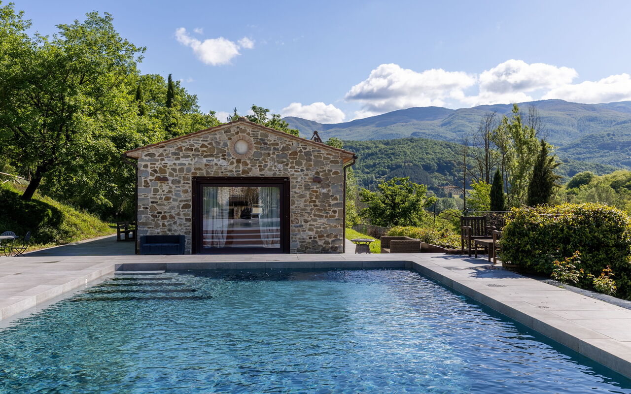 Villa Casentino: basseng