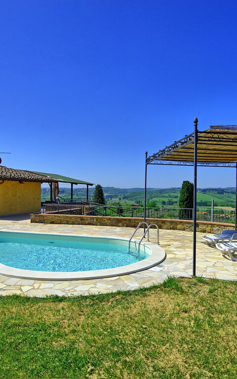 Villa Roberto: basseng, Hage