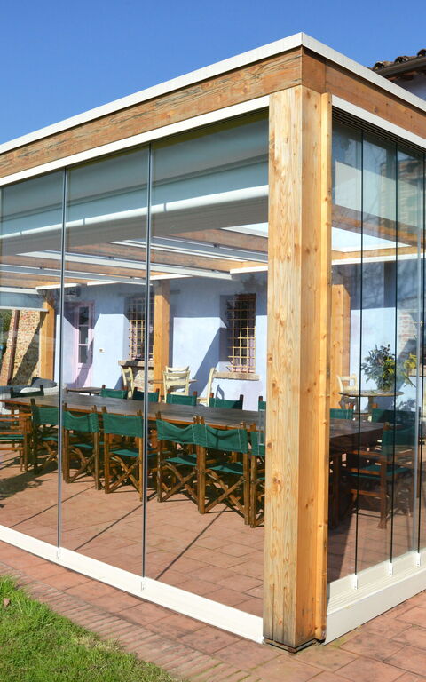 Villa Marginone: Balkong / terrasse / uteplass, Eksteriør, Hage, Lunsjrom, Utendørs