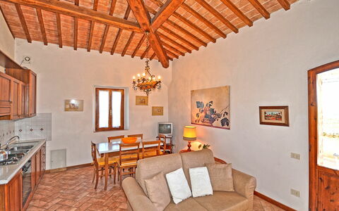 Feriebolig Vittoriana 4: Kjøkken, Lunsjrom, Stue