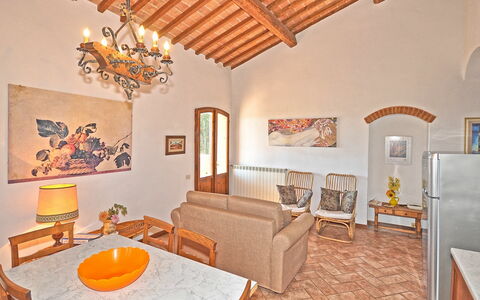 Feriebolig Vittoriana 4: Kjøkken, Lunsjrom, Stue