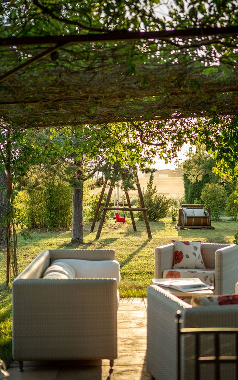 Villa Cassia: Hage, Utendørs