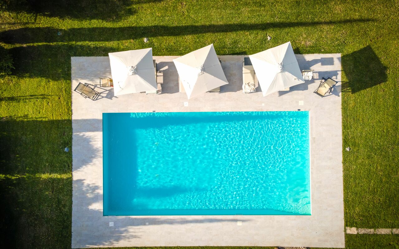 Villa Cassia: basseng, Visningar