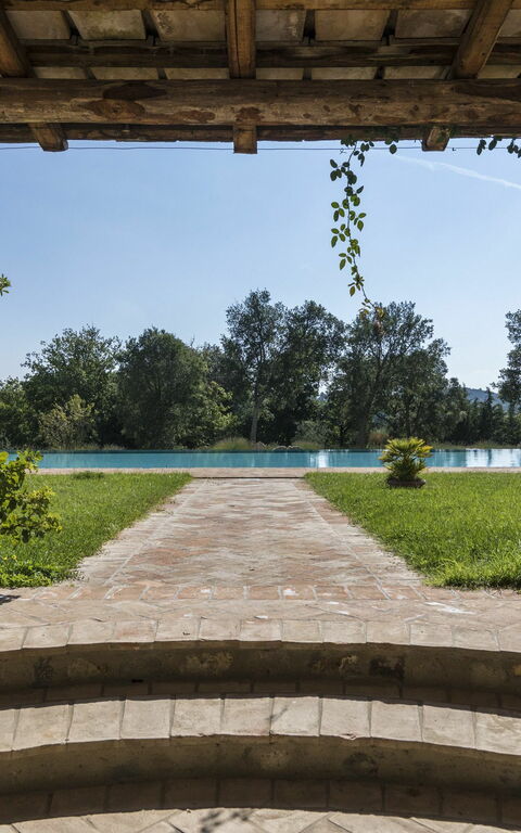 Villa Vittorio: Hage