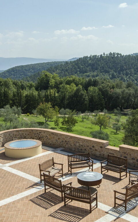 Villa Vittorio: Hage, Visningar