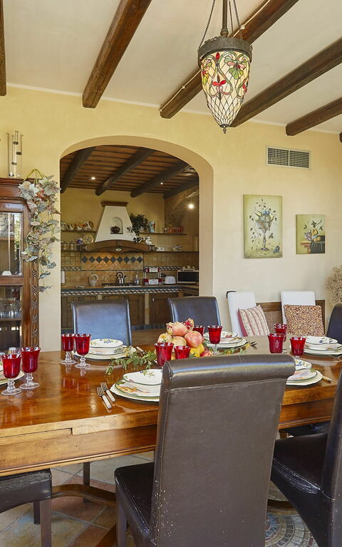 Villa Oasi: Lunsjrom