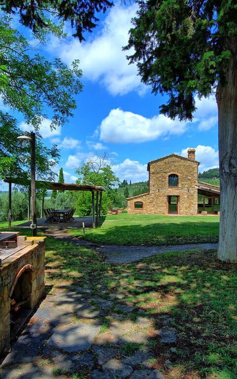 Villa Ferdinando: Hage, Sommer