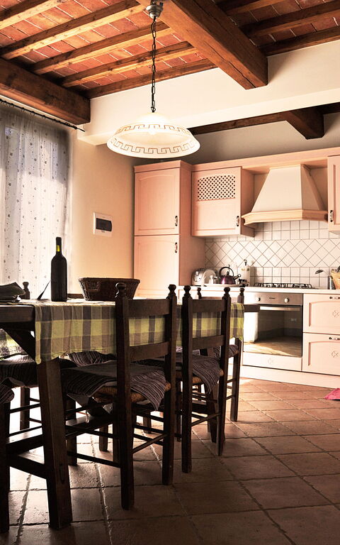 Casa Fabrizio: Kjøkken, Lunsjrom