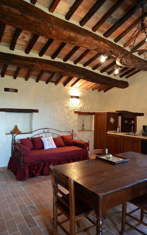 Villa Agazzi: Kjøkken, Lunsjrom, Stue