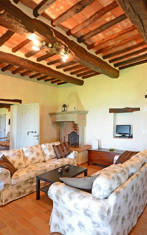 Villa Agazzi: Kjøkken, Lunsjrom, Stue