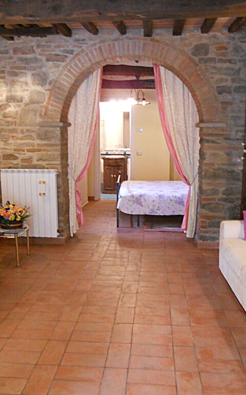 Casa Stefy: Kjøkken, Stue