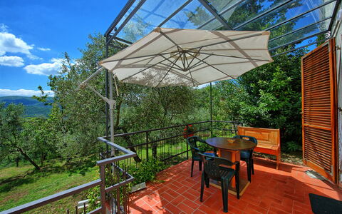 Feriebolig Rustico: Eksteriør, Hage