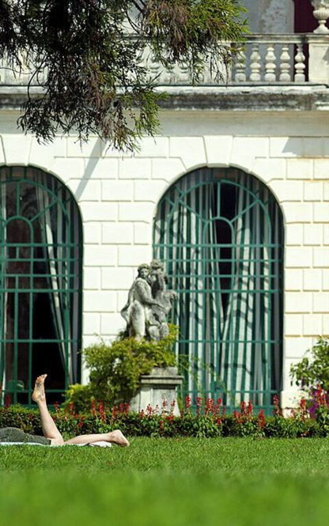 Ca' Marcello: Hage, Utendørs