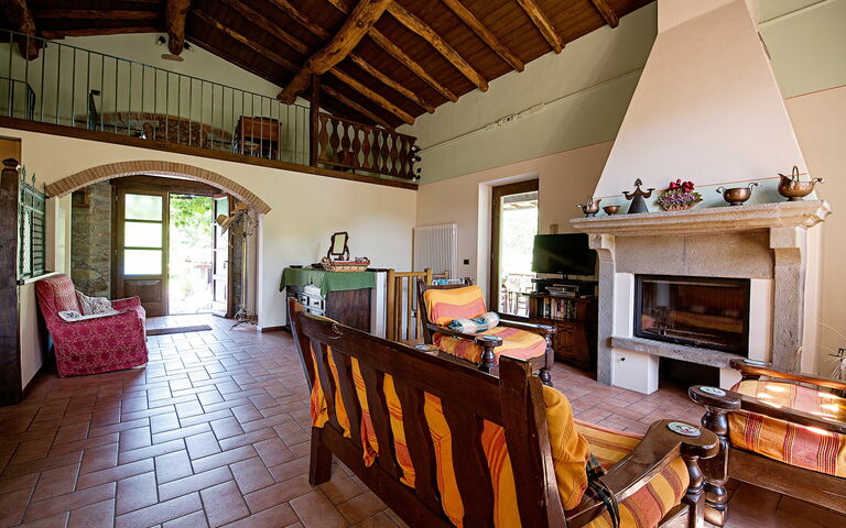 Villa Il Nido: Lunsjrom, Stue